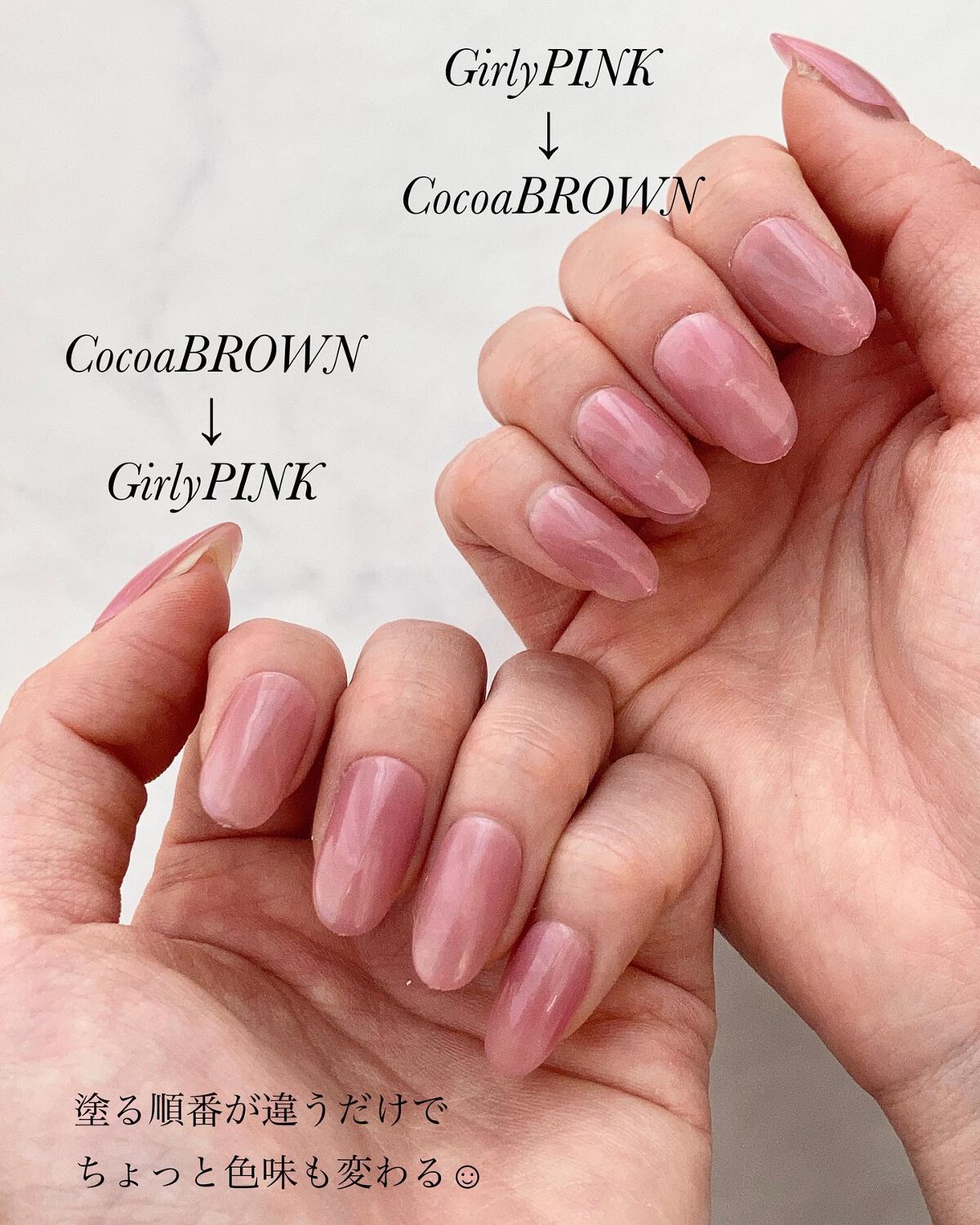 のりちょ🐰自分を労るごほう"美"レシピ on LIPS 「オフィスネイルにアレンジしてみた𓃹ꨄ混色も楽しいけど作りすぎる..」(2枚目)