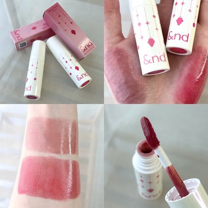 アンドバイロムアンド グラッシーボムティント/&nd by rom&nd/リップティントを使ったクチコミ(7枚目)