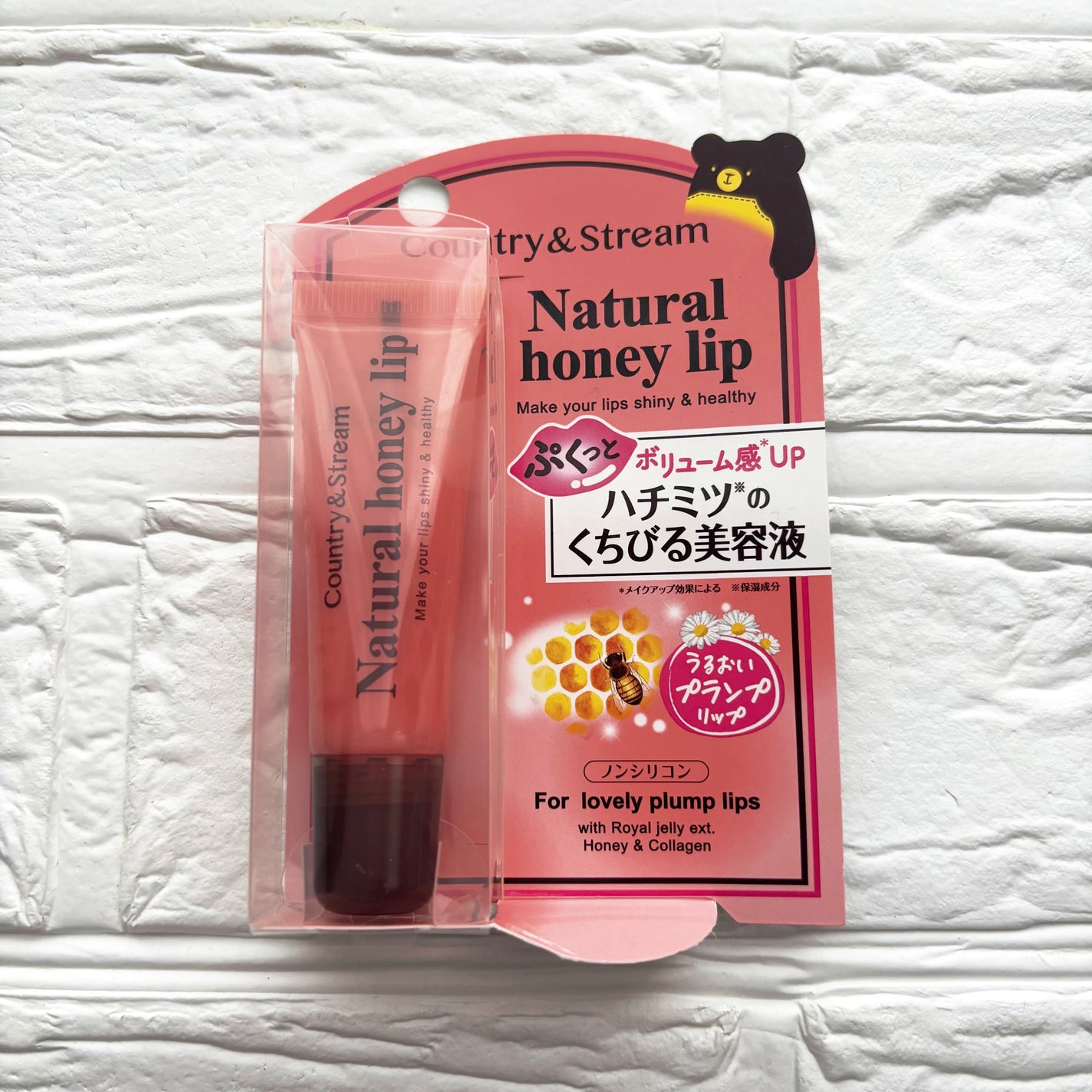 ハニーフルリップ もも色ボリューム/カントリー&ストリーム/リップ美容液を使ったクチコミ(1枚目)