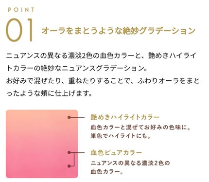 オーラティック ブラッシュ/excel/パウダーチークを使ったクチコミ(1枚目)