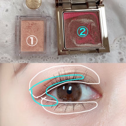 シャドーカスタマイズ/MAJOLICA MAJORCA/単色アイシャドウを使ったクチコミ(3枚目)