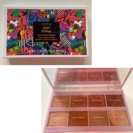 グラムムード パレット 2020 Green Holidays Edition/innisfree/アイシャドウパレットを使ったクチコミ(1枚目)