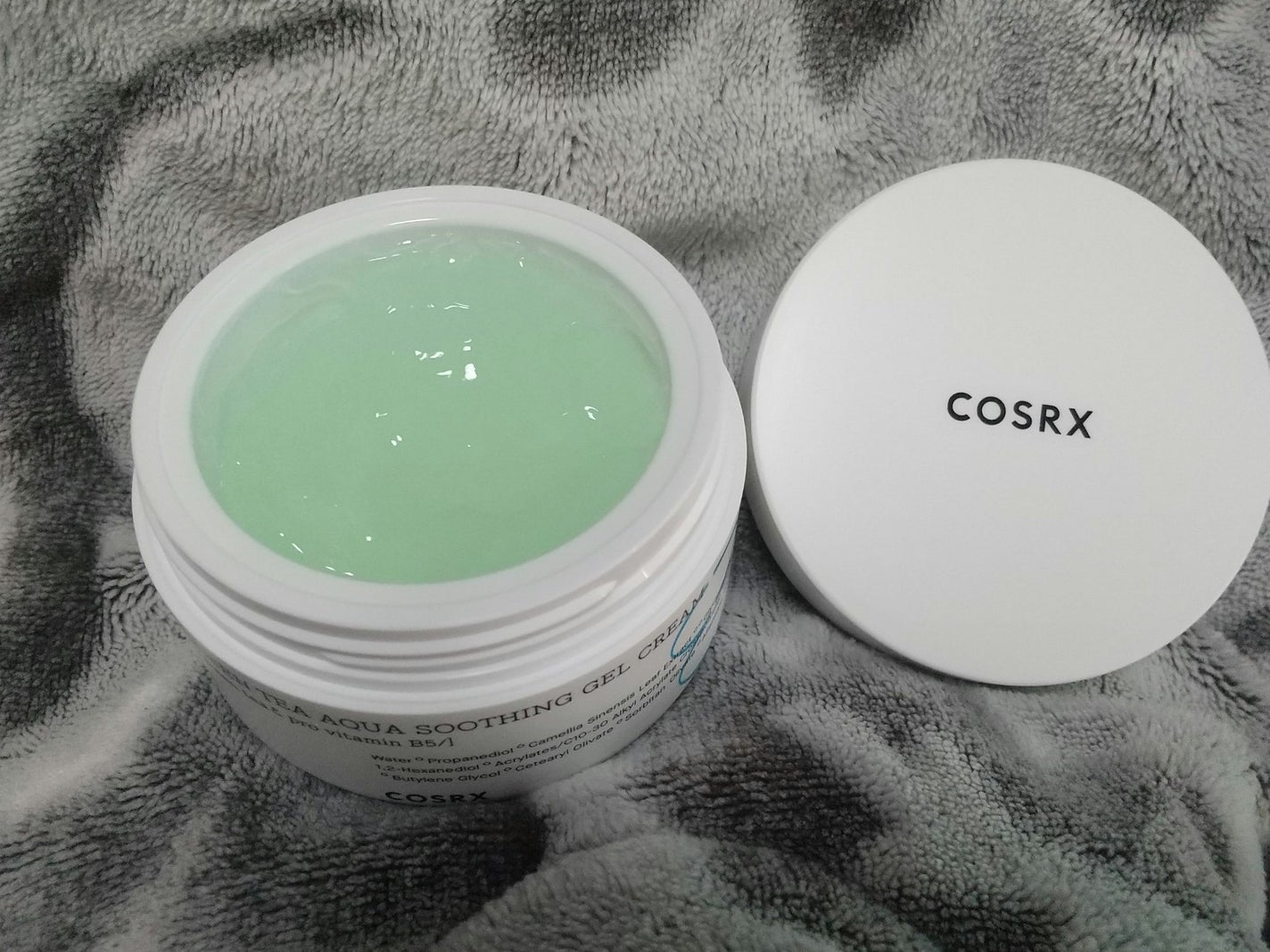 ハイドリウム グリーンティー アクア スーディングジェルクリーム/COSRX/フェイスクリームを使ったクチコミ(7枚目)