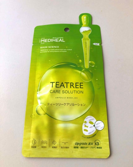 ティーツリーケアソリューション アンプルマスクJEX/MEDIHEAL/シートマスク・パックを使ったクチコミ(1枚目)