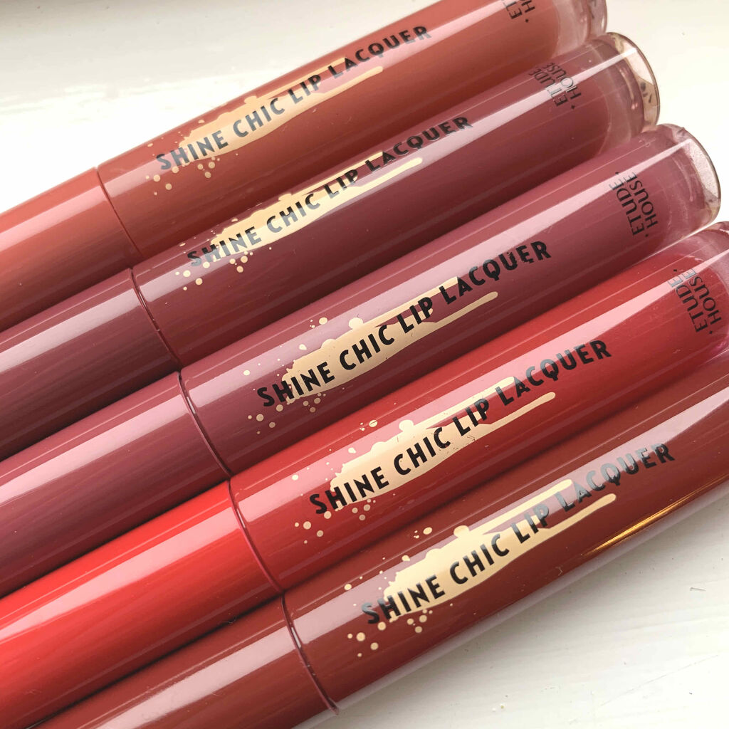 シャインシックリップラッカー/ETUDE/リップグロスを使ったクチコミ（1枚目）