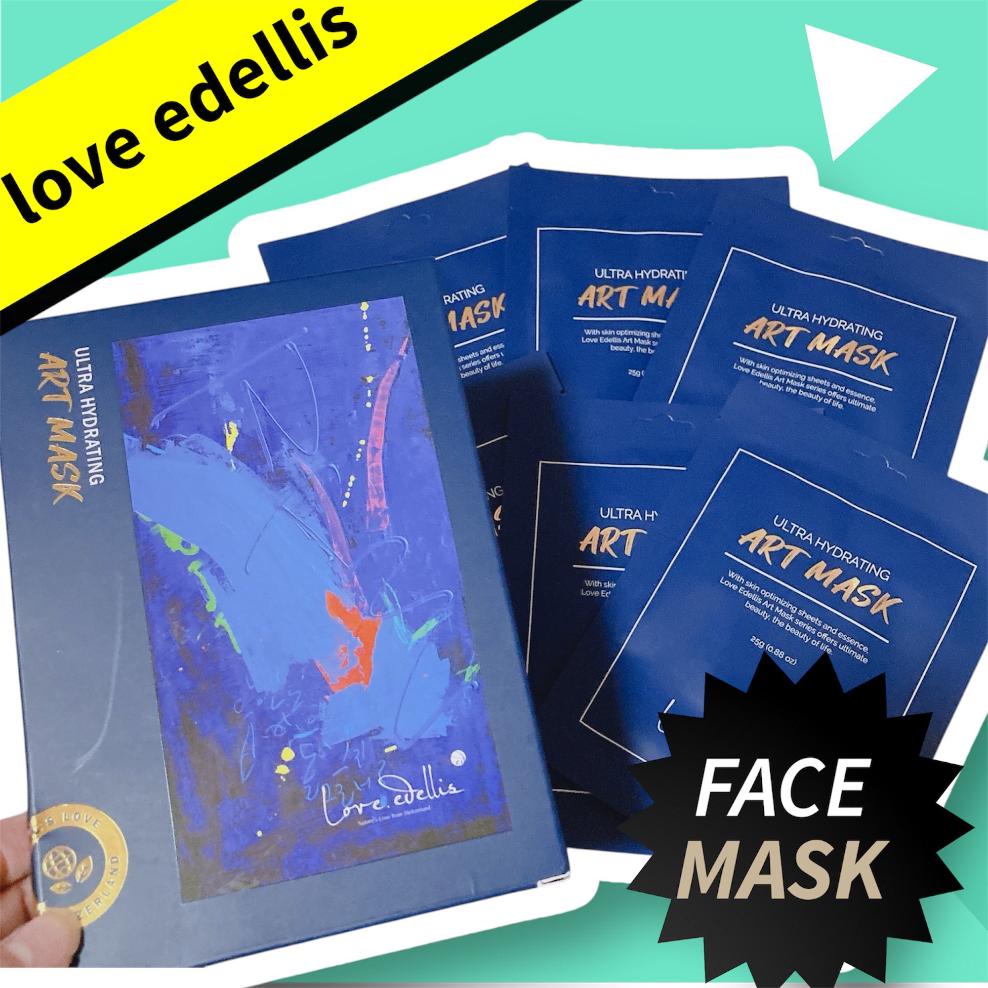 モイスチャー アートマスク/ラブエデリス/シートマスク・パックを使ったクチコミ（1枚目）