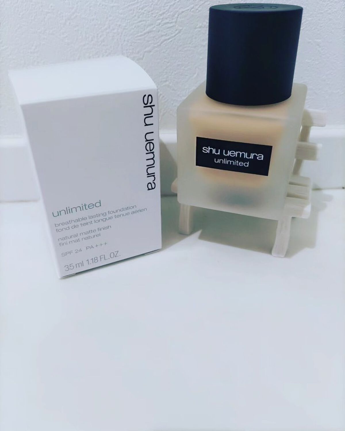 （旧）アンリミテッド ラスティング フルイド/shu uemura/リキッドファンデーションを使ったクチコミ（2枚目）