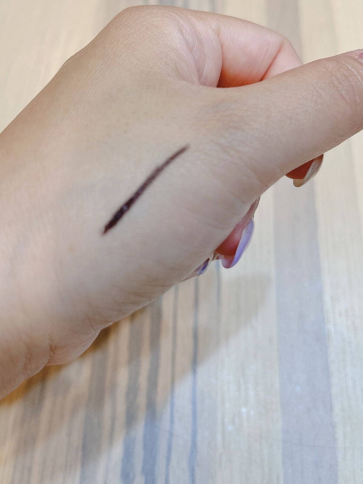 スーパーフィットジェルライナー ピーチブラウン/D-UP/ジェルアイライナーを使ったクチコミ（3枚目）