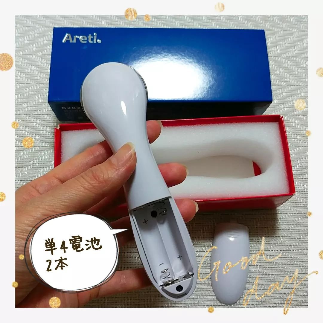 Areti. イオン 導入・導出型 美顔器 クラリティ:リンクル (L) Areti.1026のクチコミ「*`Areti.`プラズマイオン美顔器✨ 
・
《特徴》
☑️3980円というプチプラ美顔器
.....」（3枚目）