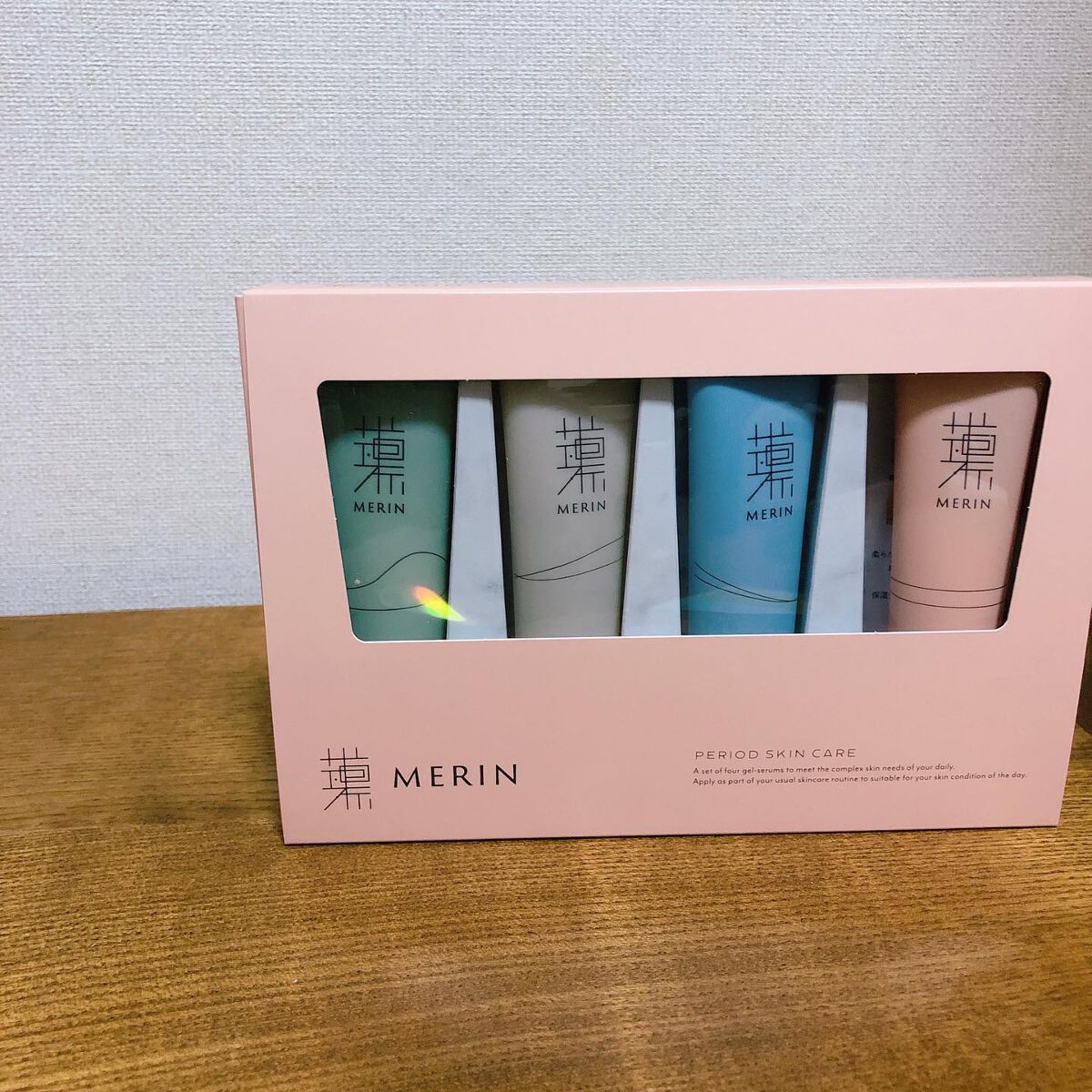 ピリオドスキンケア 美容ジェルクリーム マンスリーセット /MERIN/スキンケアキットを使ったクチコミ（1枚目）