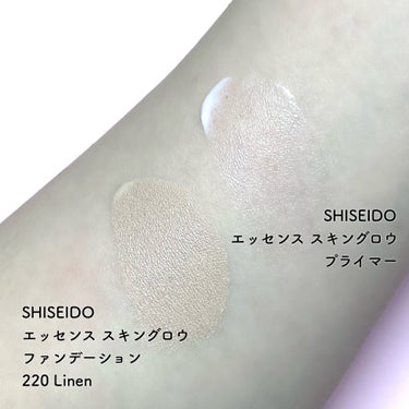 エッセンス スキングロウ ファンデーション/SHISEIDO/リキッドファンデーションを使ったクチコミ（2枚目）