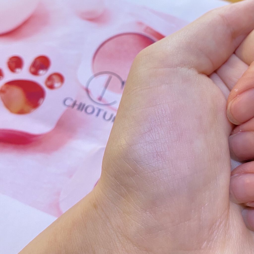 ラブリー肉球チーク 11 モーニングラベンダー/CHIOTURE/パウダーチークを使ったクチコミ（3枚目）