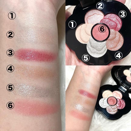 チアリー カラーズ フォー アイズ/MARY QUANT/アイシャドウパレットを使ったクチコミ(4枚目)