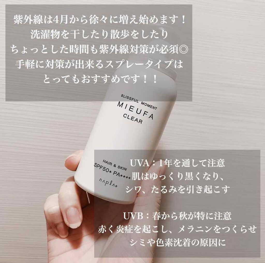 ミーファ フレグランスUVスプレー マグノリア/MIEUFA/日焼け止めミスト・スプレーを使ったクチコミ（2枚目）