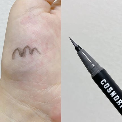 スーパープルーフフィッテイングブラシアイライナー/COSNORI/ペンシルアイライナーを使ったクチコミ(2枚目)