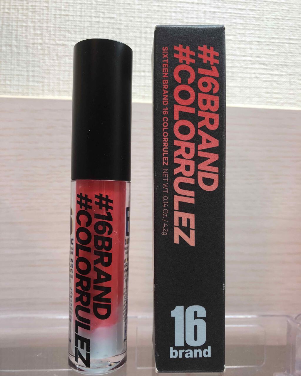 COLORRULEZ/16BRAND/リップグロスを使ったクチコミ（2枚目）