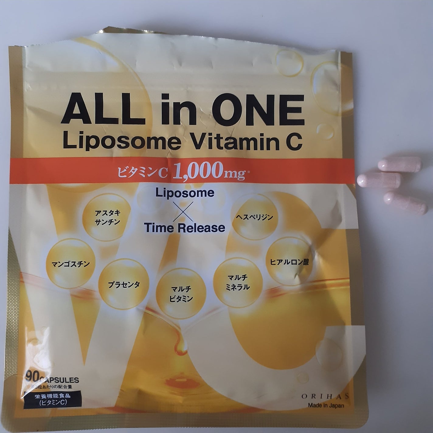 オールインワンリポソームビタミンC/ORIHAS/美容サプリメントを使ったクチコミ(2枚目)