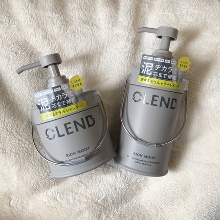 リッチモイスト ディープクレンジング ミネラル シャンプー/ディープリペア ミネラル トリートメント/CLEND/市販シャンプーを使ったクチコミ(5枚目)