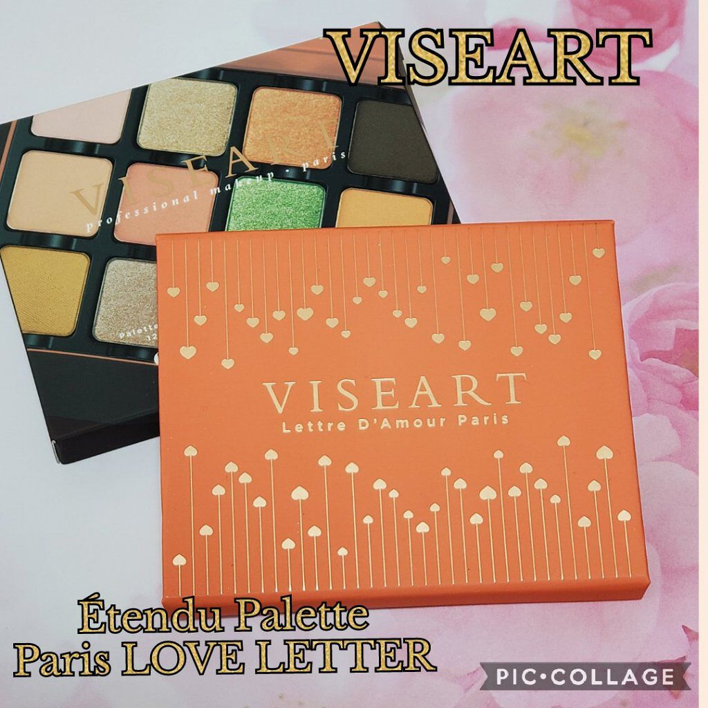 Paris EDIT Eye Shadow Palette/VISEART/アイシャドウパレットを使ったクチコミ（1枚目）