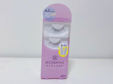 Decorative Eyelash デコラティブアイラッシュ デイリーのクチコミ「モニキャンさま より
デコラティブアイラッシュ デイリー 001
を頂き使用してみました💙

.....」（2枚目）