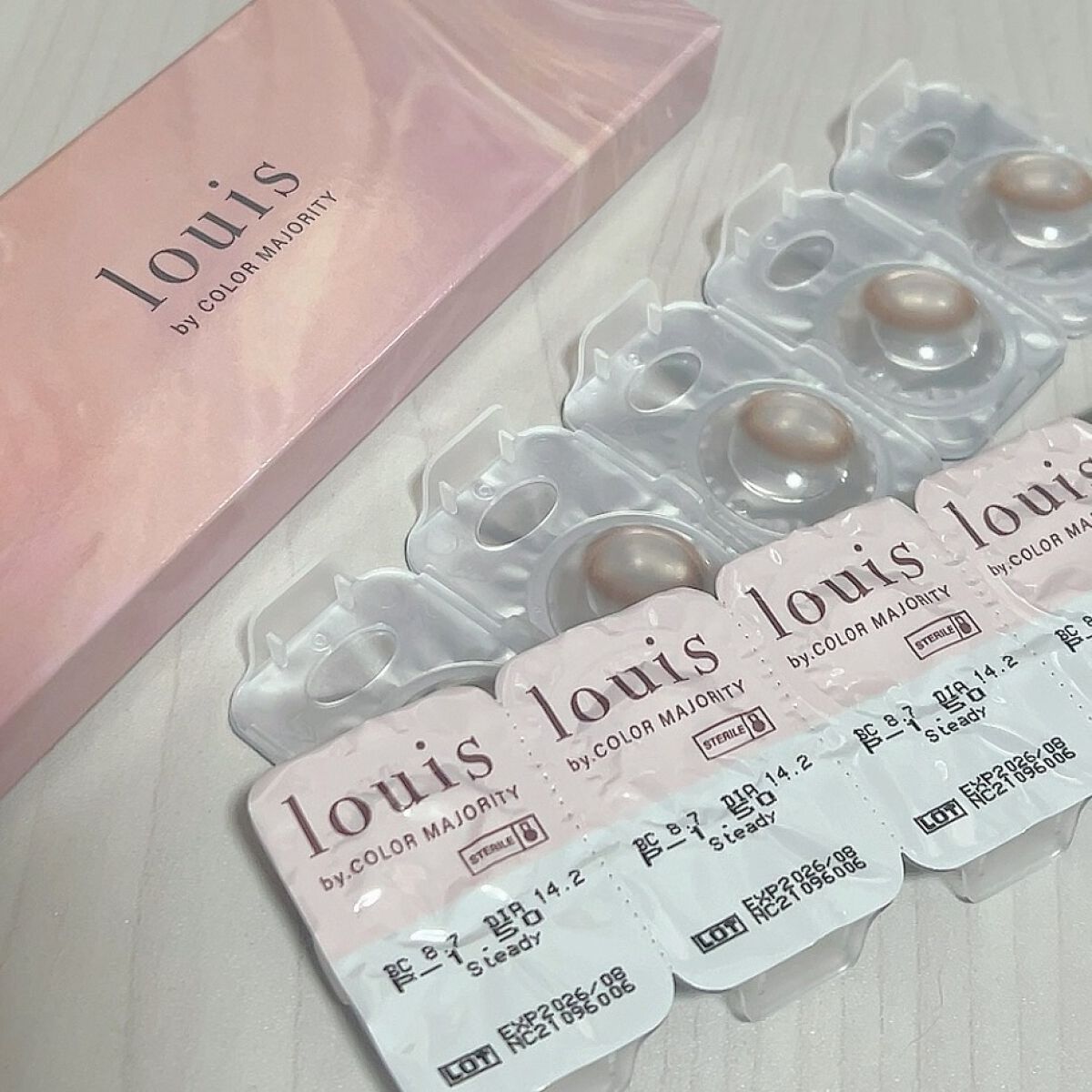 ルイ バイ カラーマジョリティー /louis by COLOR MAJORITY/カラーコンタクトレンズを使ったクチコミ(4枚目)