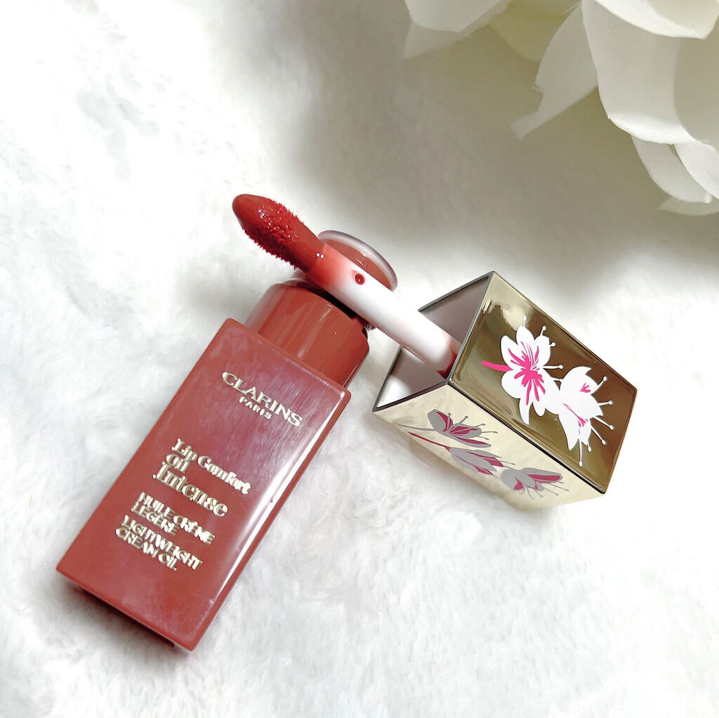 コンフォート リップオイル インテンス/CLARINS/リップグロスを使ったクチコミ（3枚目）