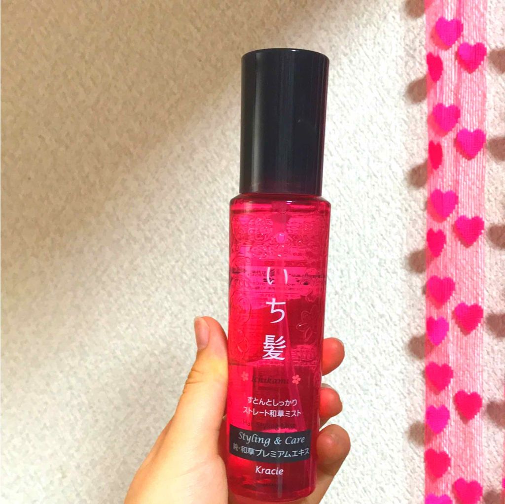 すとんとしっかりストレート和草ミスト/いち髪/ヘアミストを使ったクチコミ(1枚目)