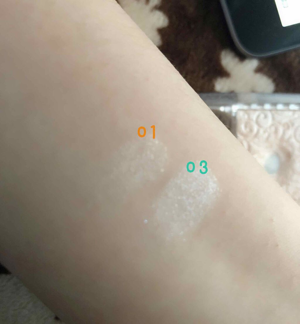 パールグロウハイライト/CEZANNE/パウダーハイライトを使ったクチコミ(3枚目)