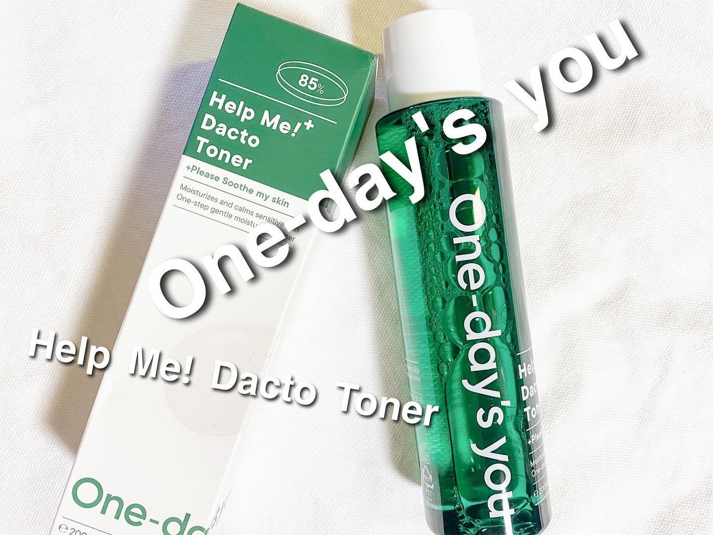 ヘルプミー!ダクトトナー/One-day's you/化粧水を使ったクチコミ(1枚目)