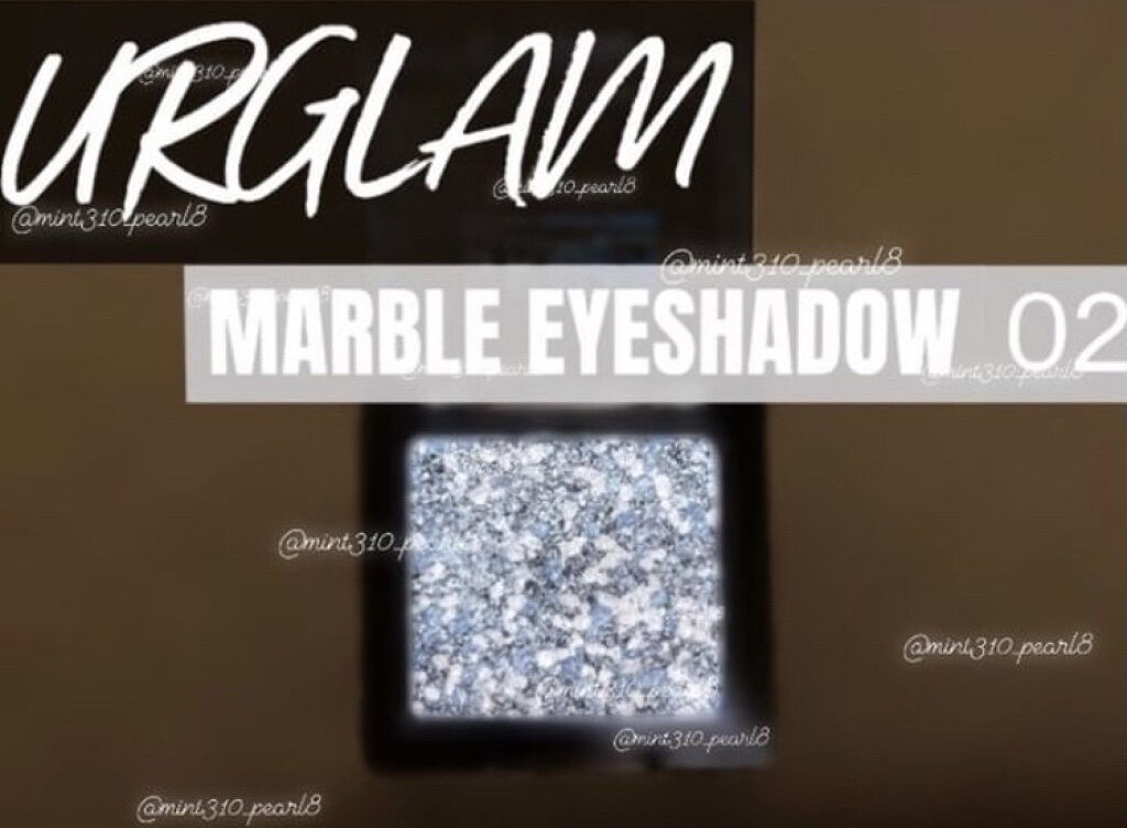 UR GLAM　MARBLE EYESHADOW/U R GLAM/単色アイシャドウを使ったクチコミ（1枚目）