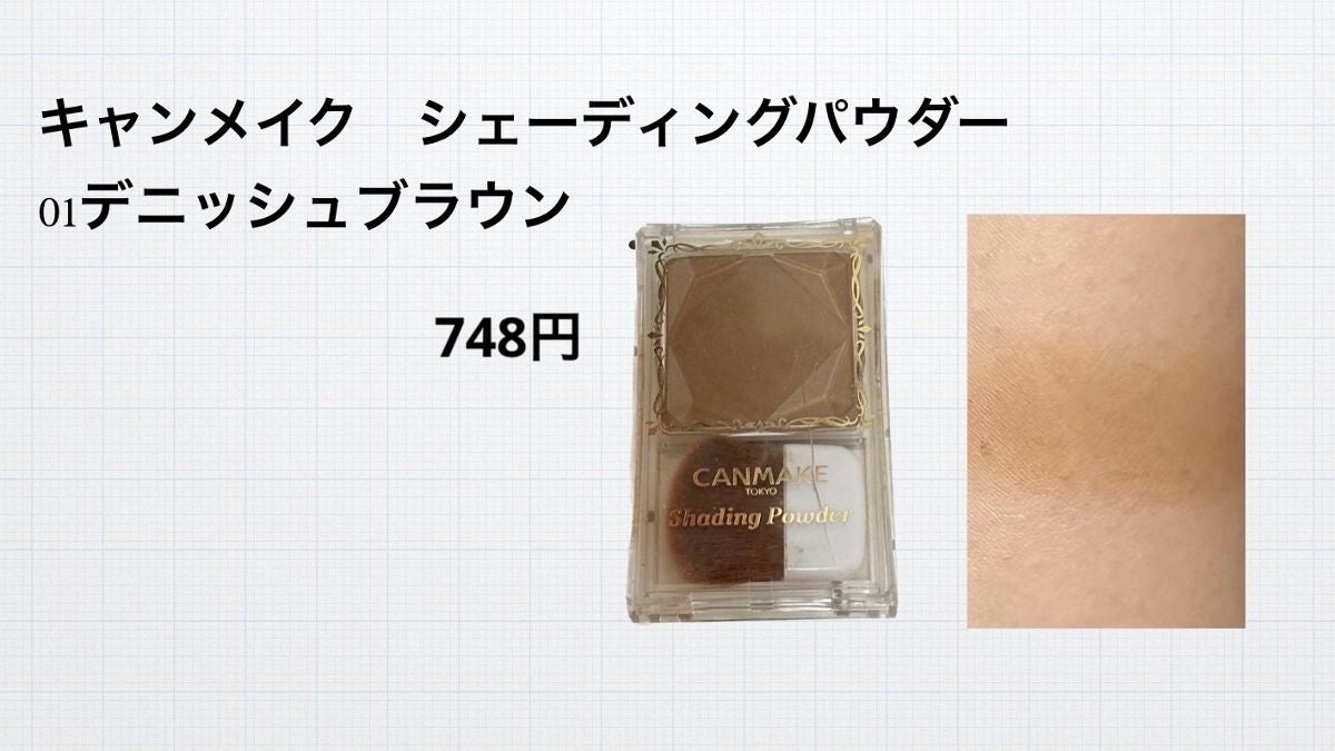 シェーディングパウダー/キャンメイク/シェーディングを使ったクチコミ(6枚目)