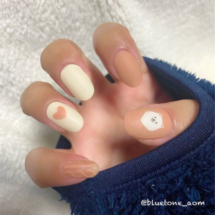 ノンサンディング トップジェル/by Nail Labo/ジェルネイルを使ったクチコミ(4枚目)