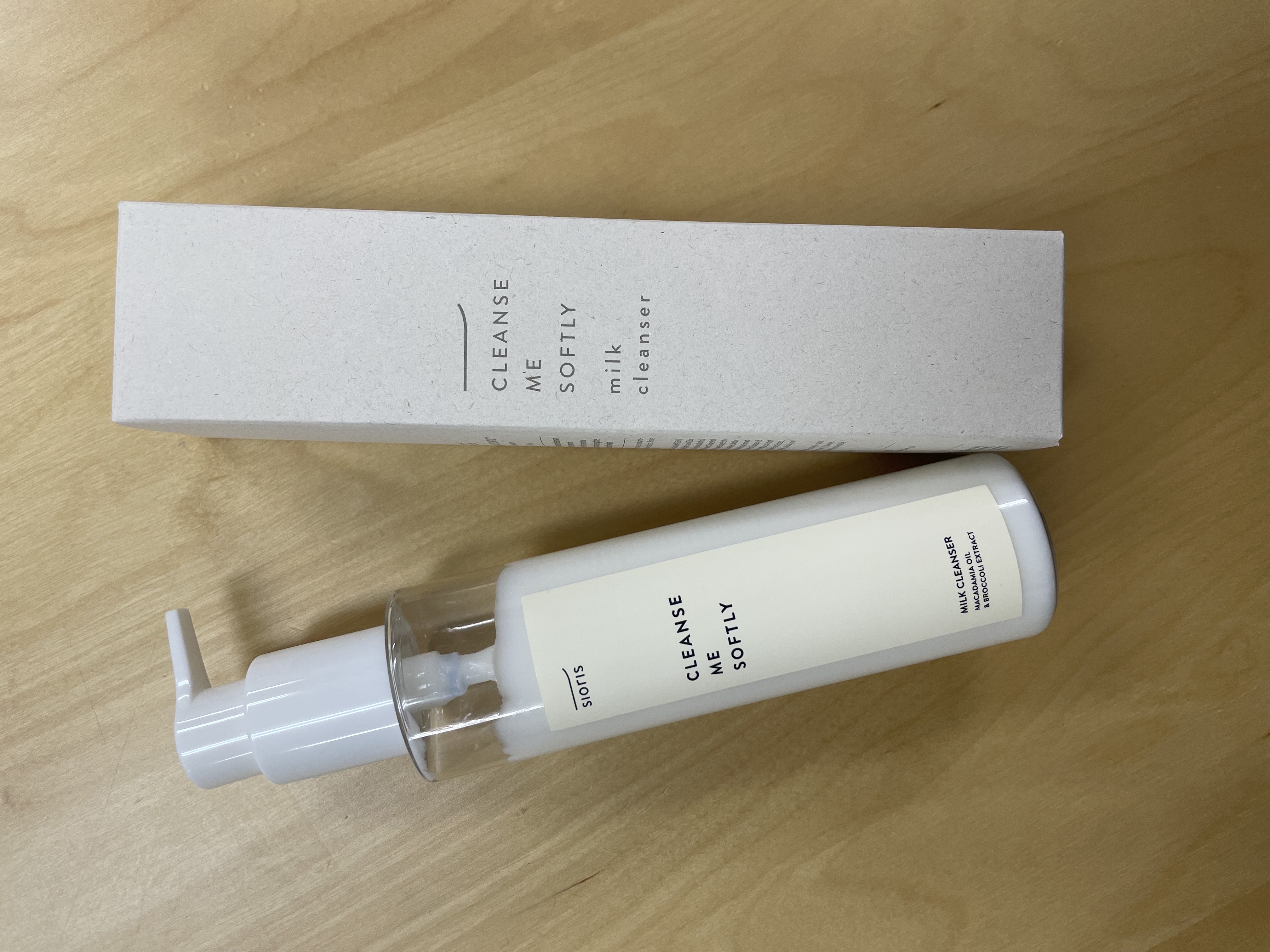 クレンズ ミー ソフトリー ミルククレンザー/SIORIS/ミルククレンジングを使ったクチコミ（1枚目）