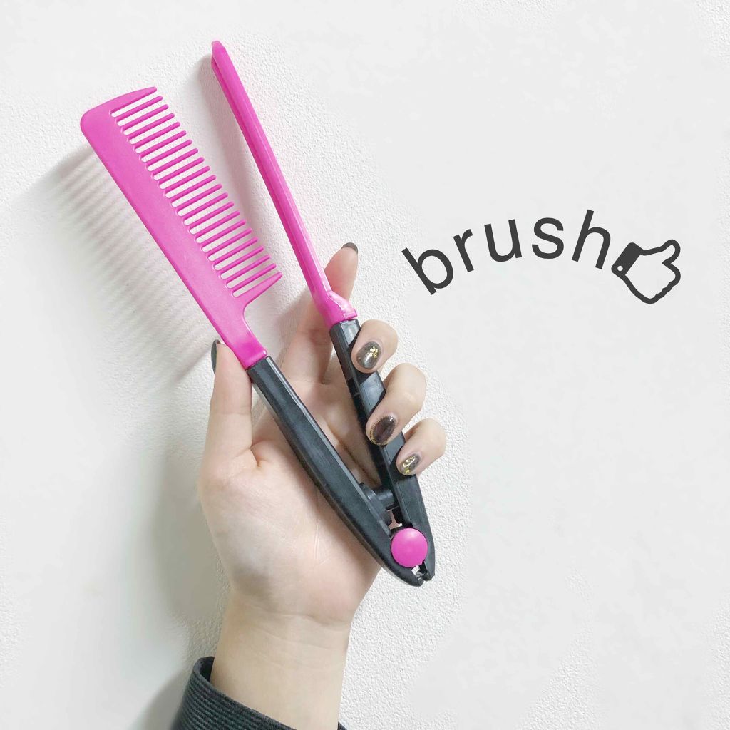 はさんでサラ髪ストレート！ ブロー＆スタイリングコーム/セイワ・プロ/ヘアコームを使ったクチコミ（1枚目）