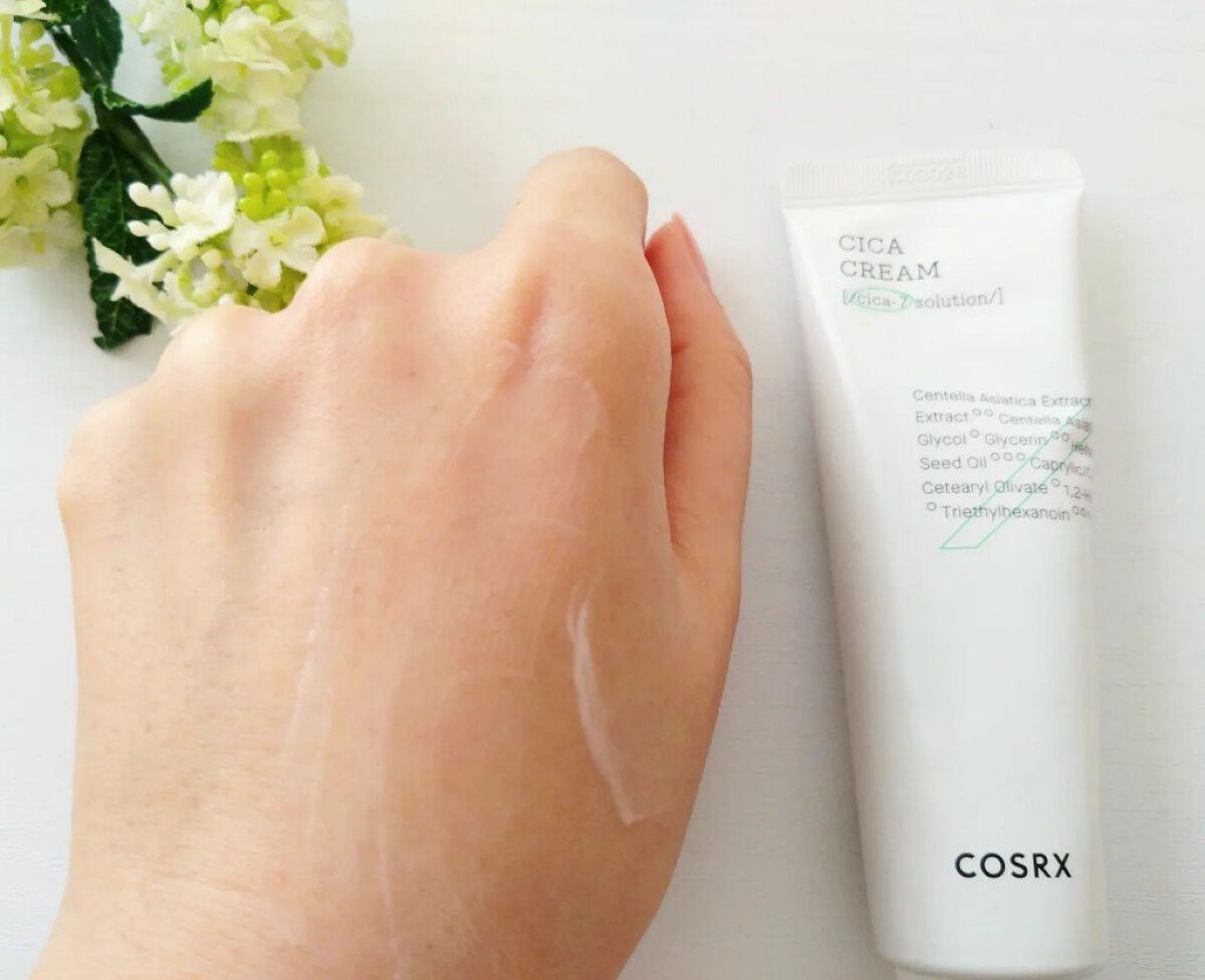 ピュアフィットシカクリーム (Pure Fit Cica Cream)/COSRX/フェイスクリームを使ったクチコミ（3枚目）