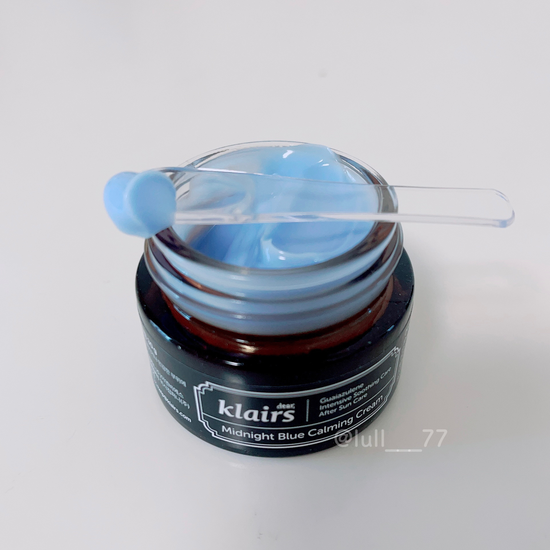 ミッドナイトブルーカーミングクリーム/Klairs/フェイスクリームを使ったクチコミ（2枚目）