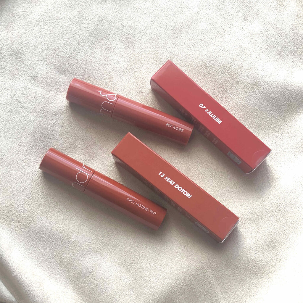 ジューシーラスティングティント/rom&nd/リップティントを使ったクチコミ（1枚目）