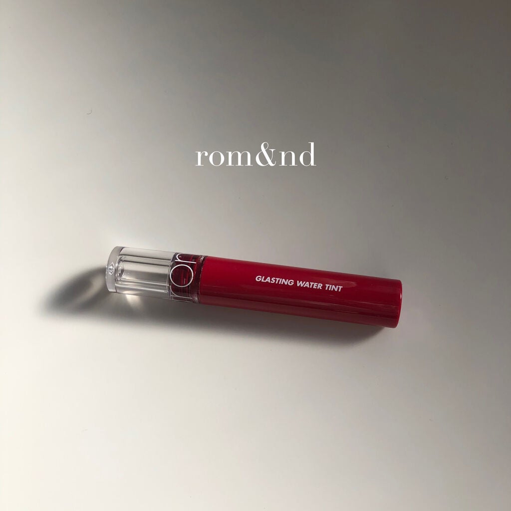 グラスティングウォーターティント/rom&nd/リップティントを使ったクチコミ(1枚目)