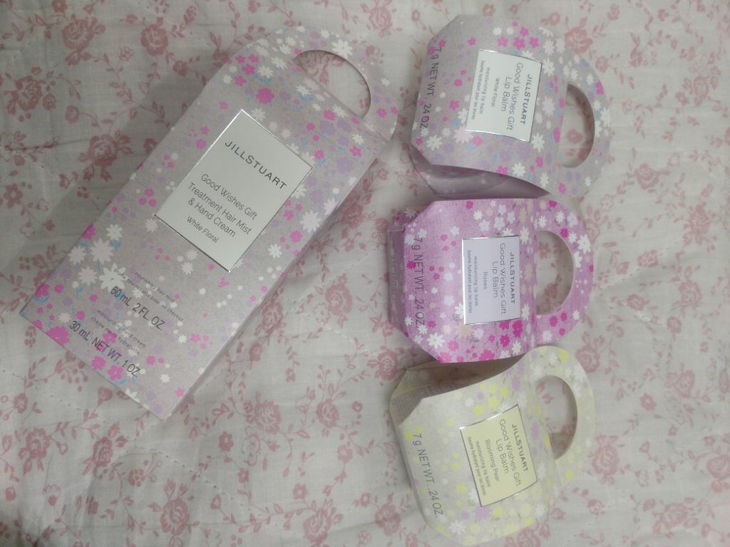 グッドウィッシーズギフト トリートメント ヘアミスト ＆ ハンドクリーム ホワイトフローラル/JILL STUART/その他キットセットを使ったクチコミ（1枚目）