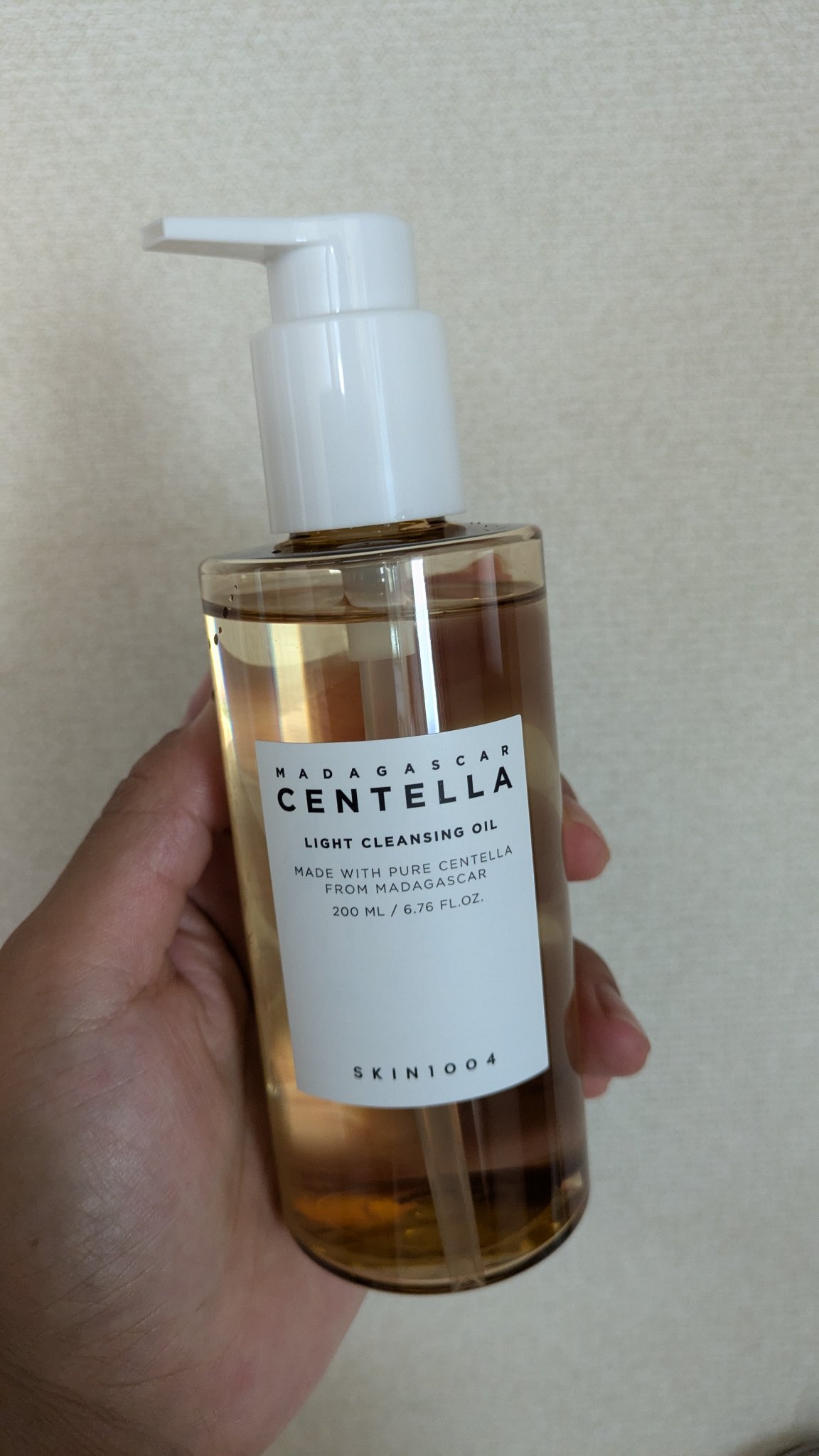 センテラ ライトクレンジングオイル/SKIN1004/オイルクレンジングを使ったクチコミ（1枚目）