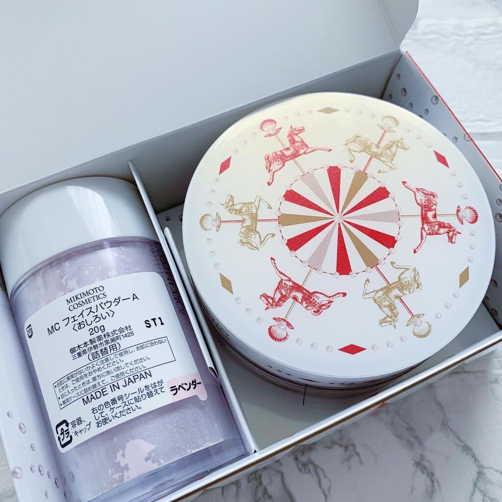 フェイスパウダーセット/ミキモト コスメティックス/メイクアップキットを使ったクチコミ(2枚目)