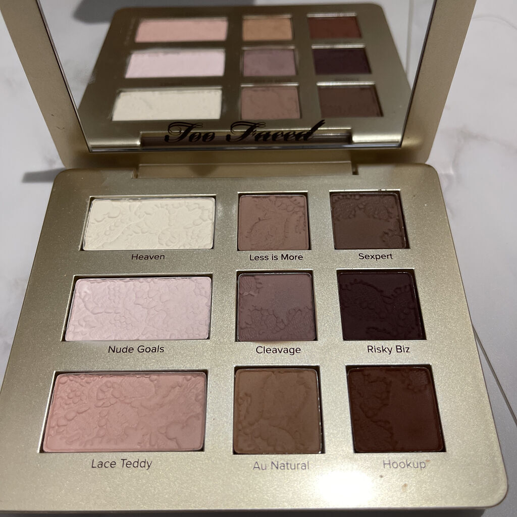 ナチュラル アイズ ニュートラル アイシャドウ パレット/Too Faced/アイシャドウパレットを使ったクチコミ（2枚目）