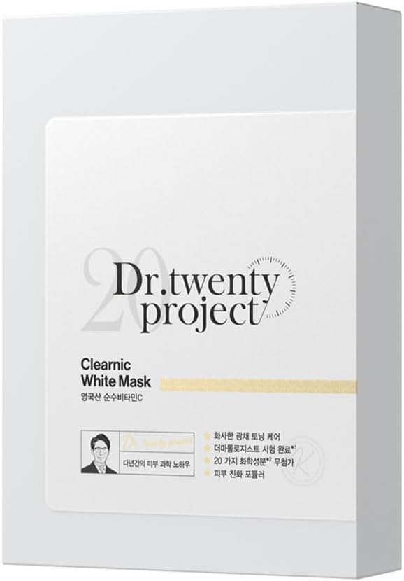 クリアニック ホワイトマスク Dr.Twenty Project