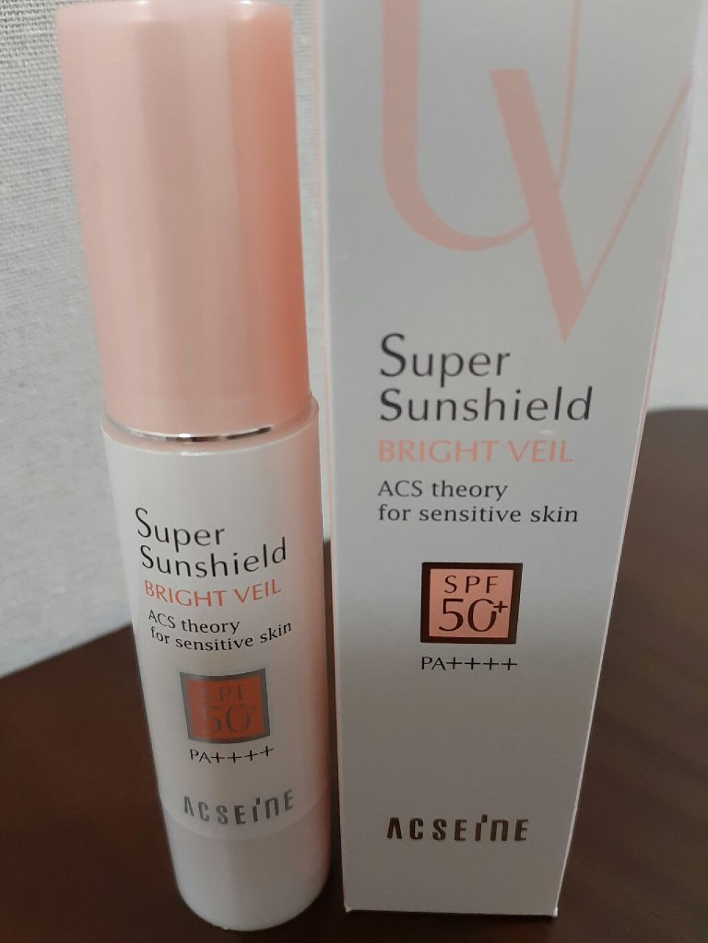 スーパーサンシールド ブライトヴェール＜R＞/ACSEINE/日焼け止め・UVケアを使ったクチコミ（1枚目）