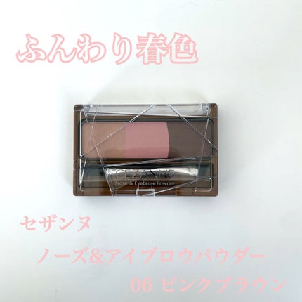 ノーズ&アイブロウパウダー/CEZANNE/パウダーアイブロウを使ったクチコミ(1枚目)