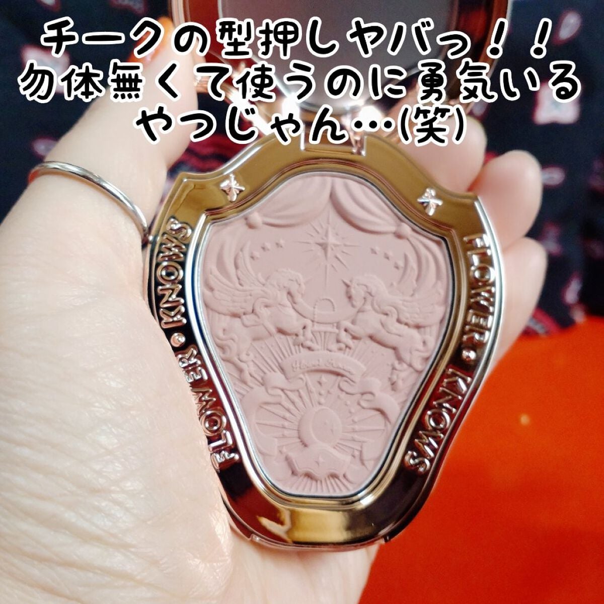 クリスタルユニコーンシリーズ チークブラッシュ/FlowerKnows/パウダーチークを使ったクチコミ(6枚目)