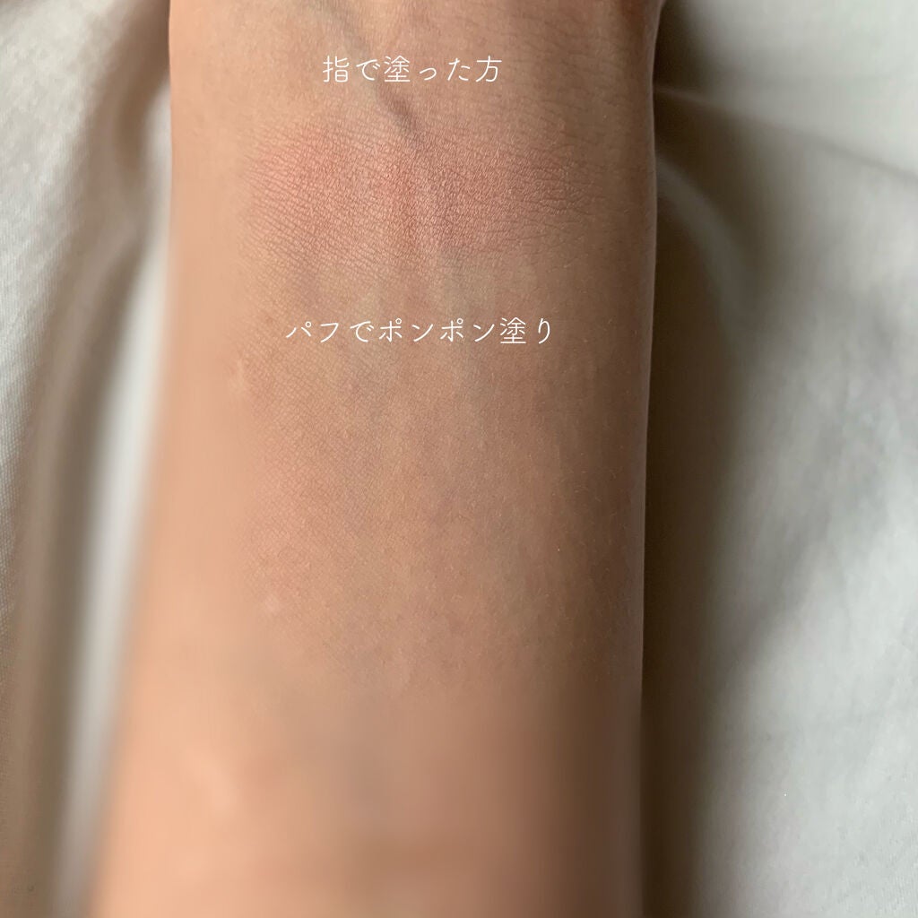 ベアブラッシャー パフ付き/フォレンコス/パウダーチークを使ったクチコミ(4枚目)