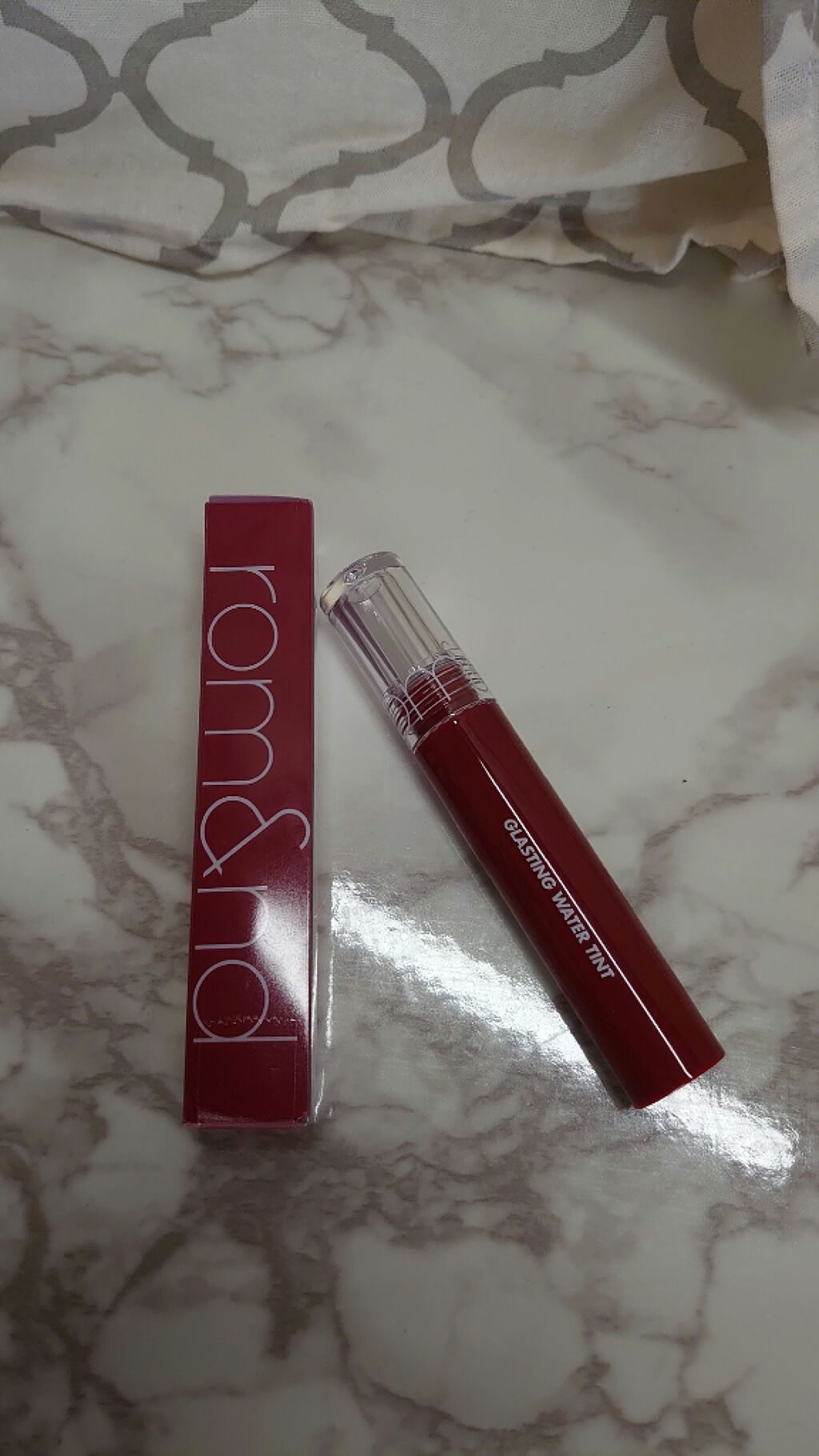 グラスティングウォーターティント/rom&nd/リップティントを使ったクチコミ（1枚目）