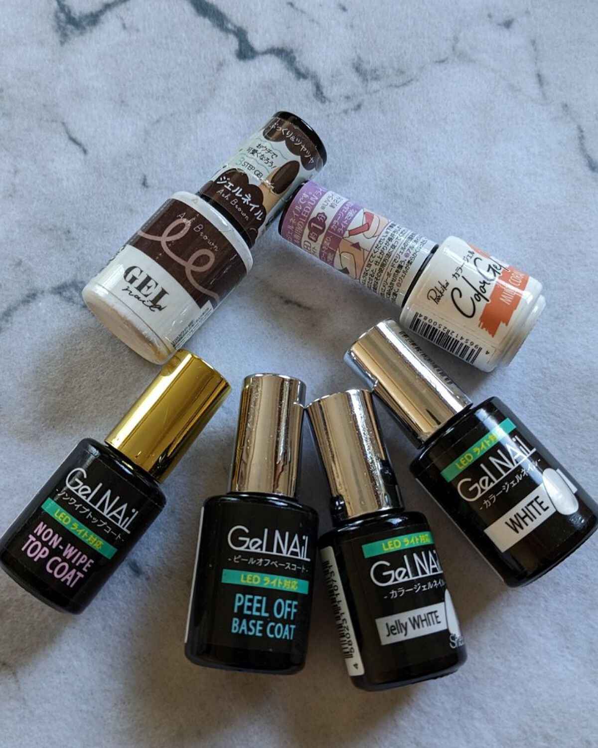 ジェルネイル(ライト対応)/セリア/ジェルネイルを使ったクチコミ(4枚目)