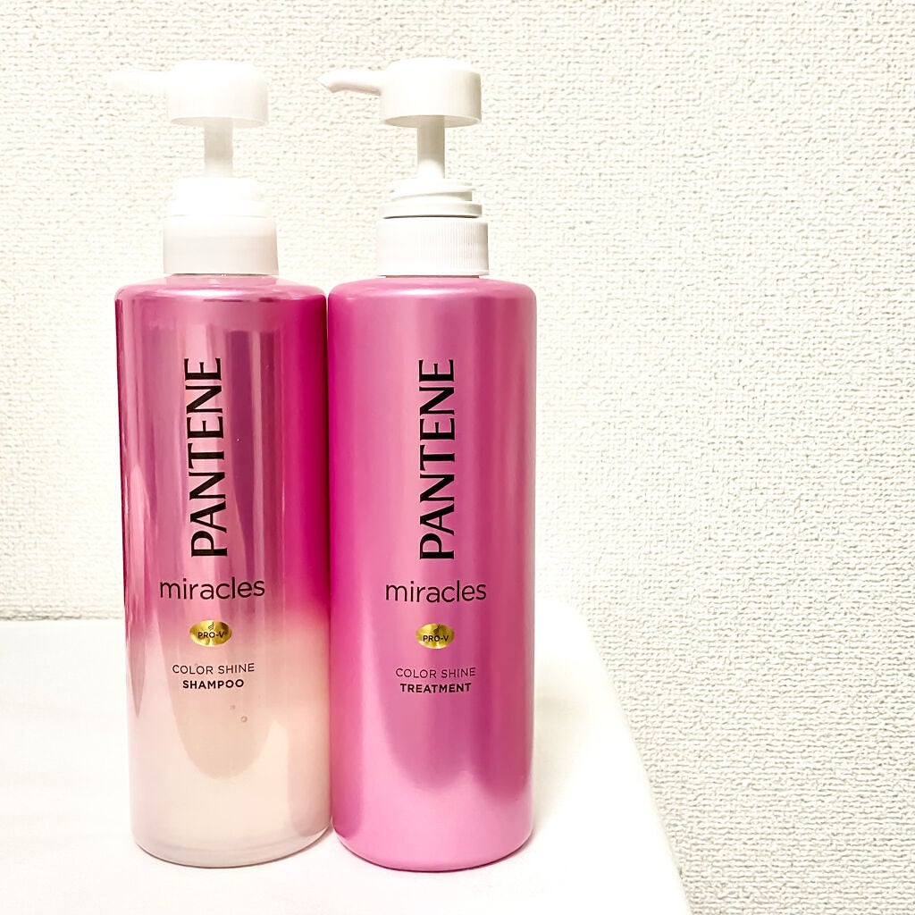 ミラクルズ カラーシャイン シャンプー/トリートメント/パンテーン/市販シャンプーを使ったクチコミ(1枚目)
